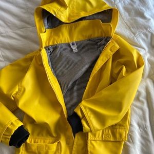 Kids classic Petit Bateau lined raincoat size 8 years/126cm
